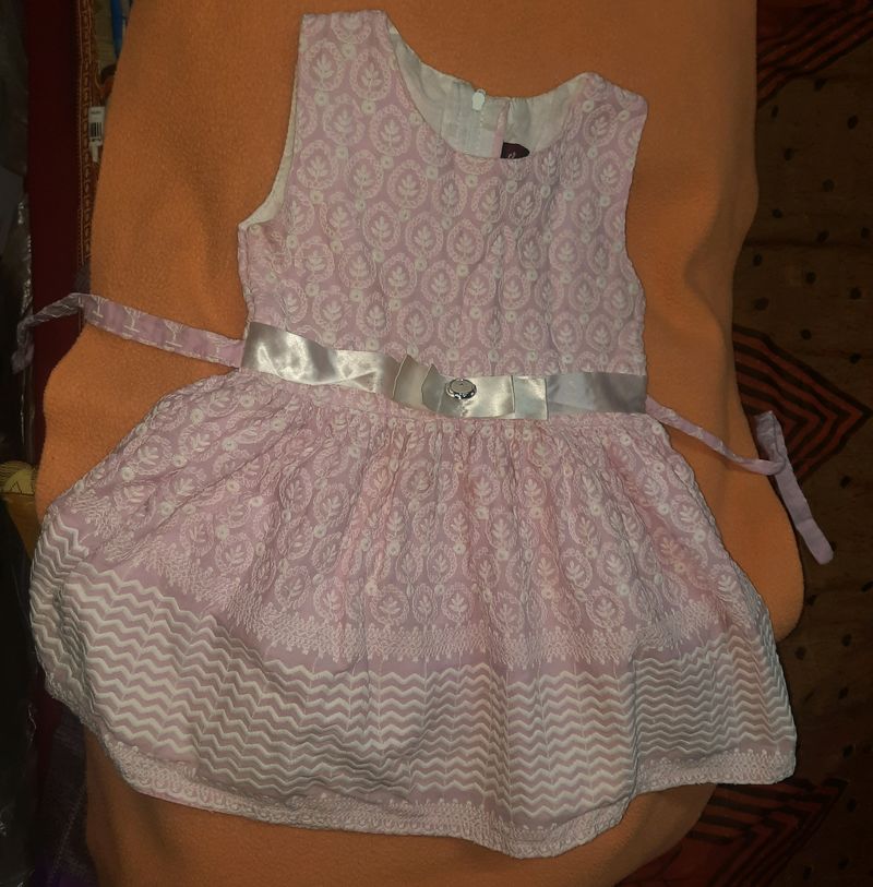 Baby Girl Chikankari Frock