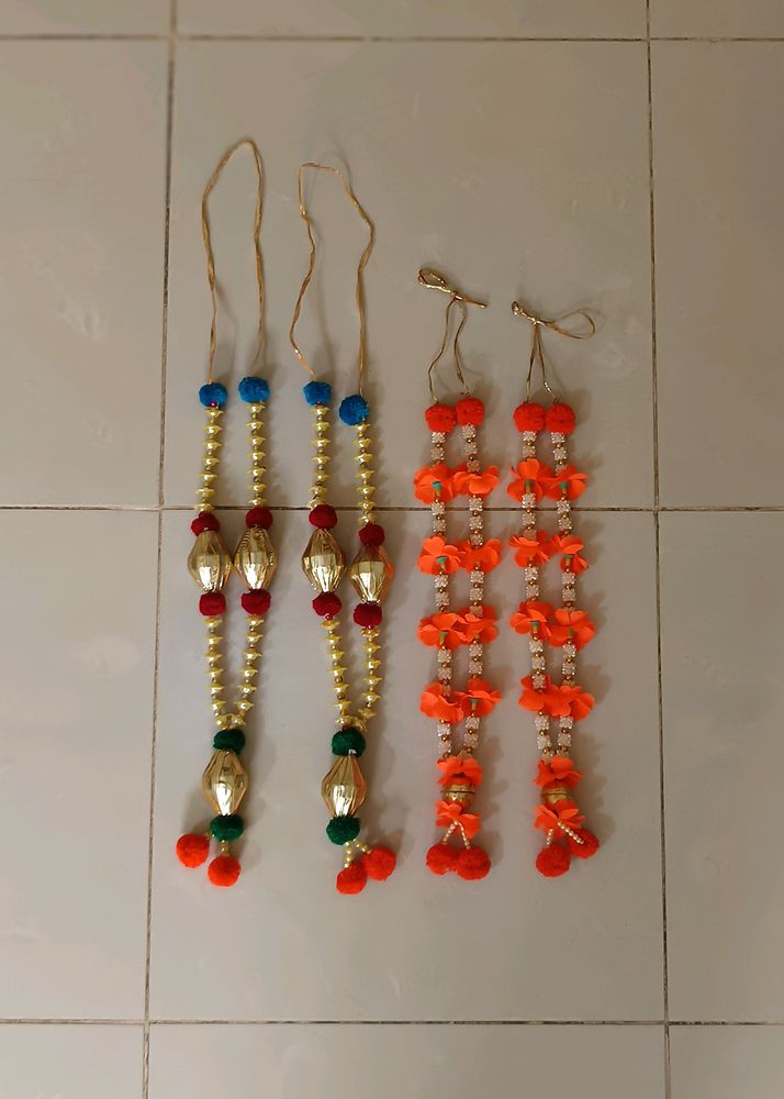 Unused Four Pieces Haar Mala Necklace