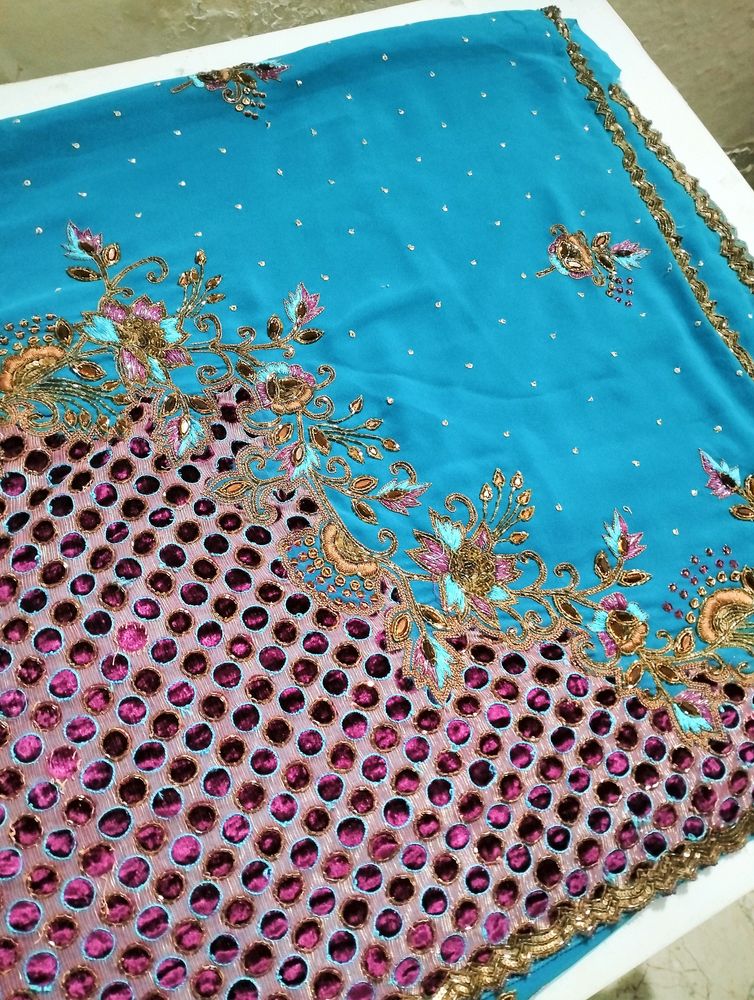 Beutiful Saree With Designer Border