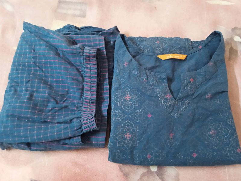 XL Kurta Plazo Set