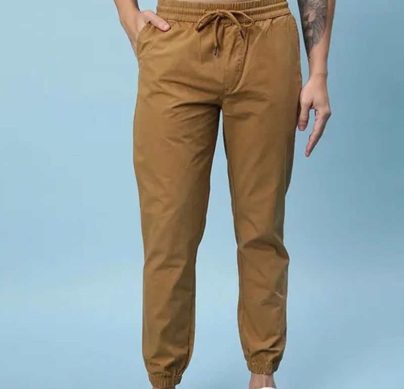 Wood coloured joggers of dj & c (original)