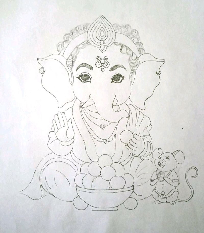 Cute Bal Ganesh