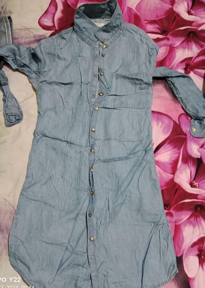 mini shirt denim type