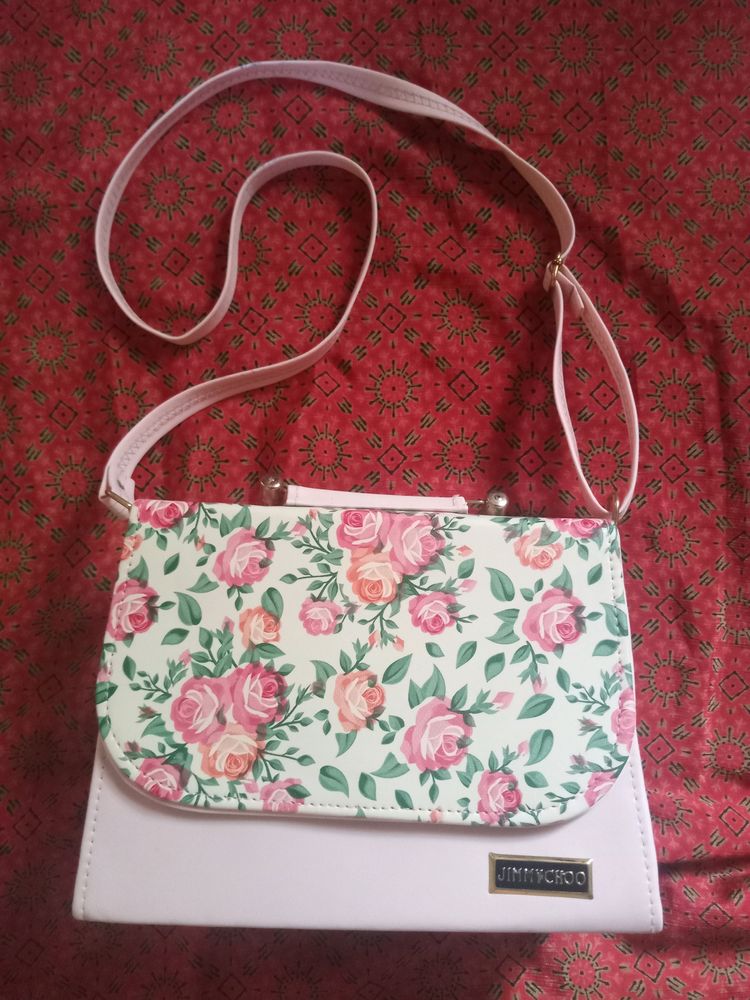 Sling Bag With Beautiful Floral Print