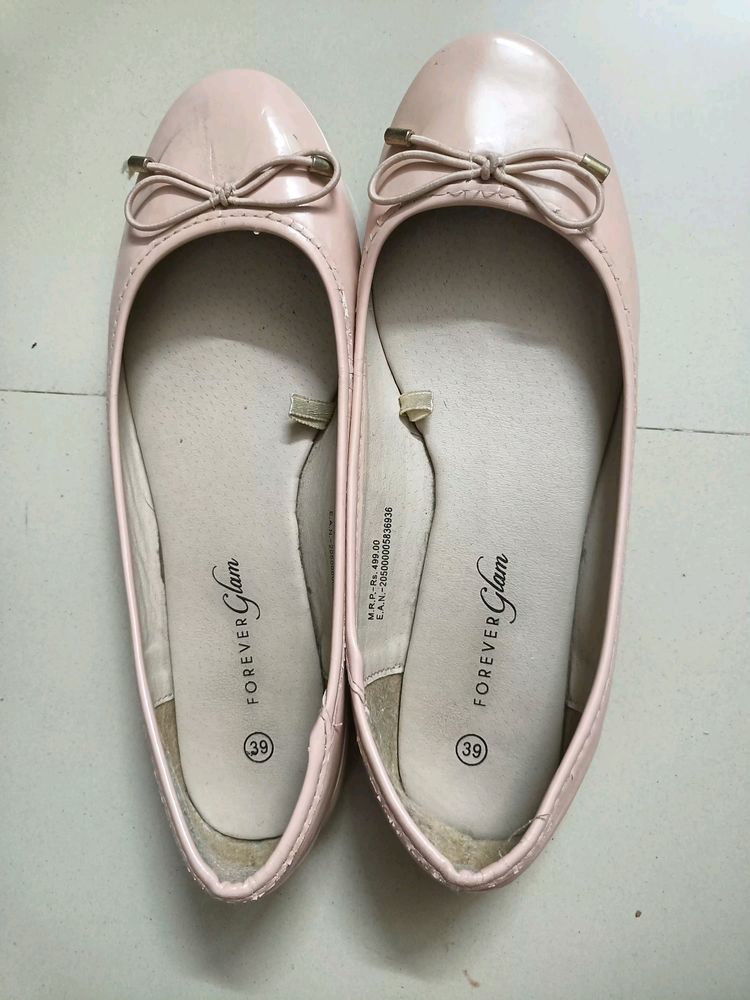 Round Toe Bows Ballerinas