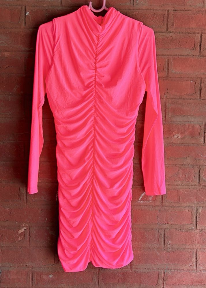 Women bodycon Pink Dressed With Tag