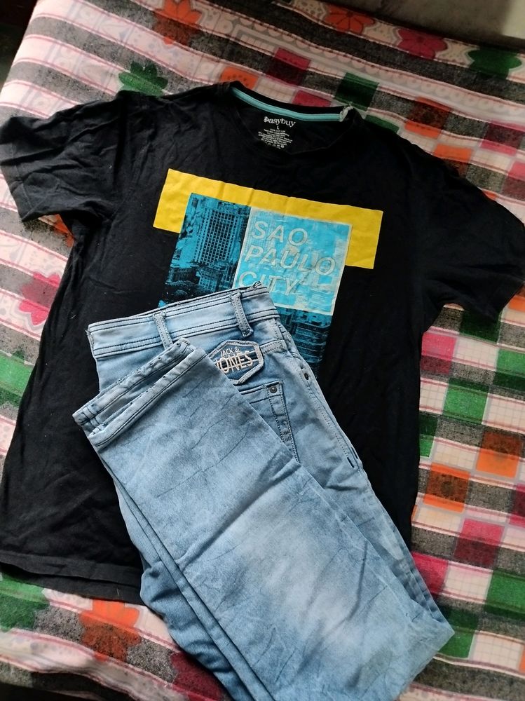 Combo Of T-shirt And Jeans