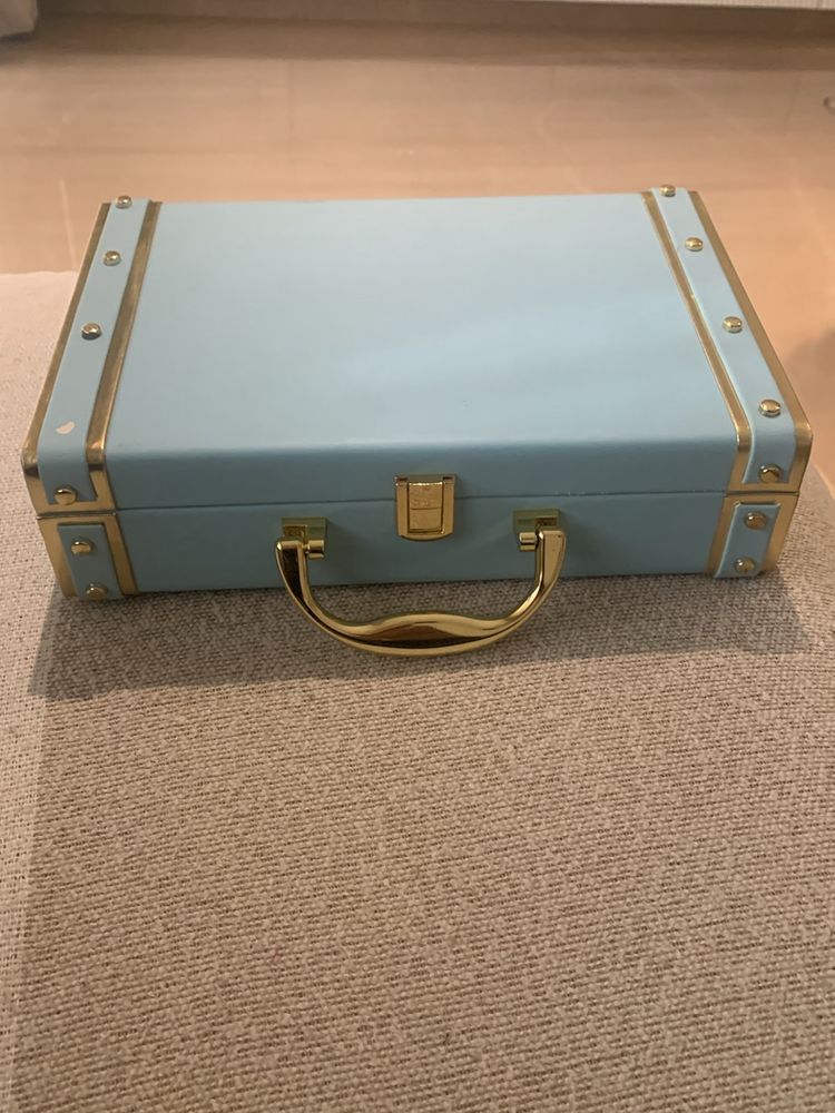 Lovely Blue Suitcase For Gifting