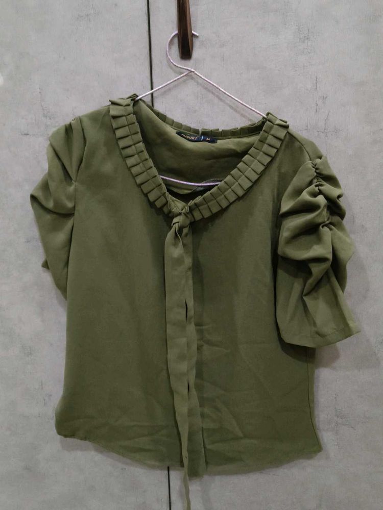 Olive Colour Top