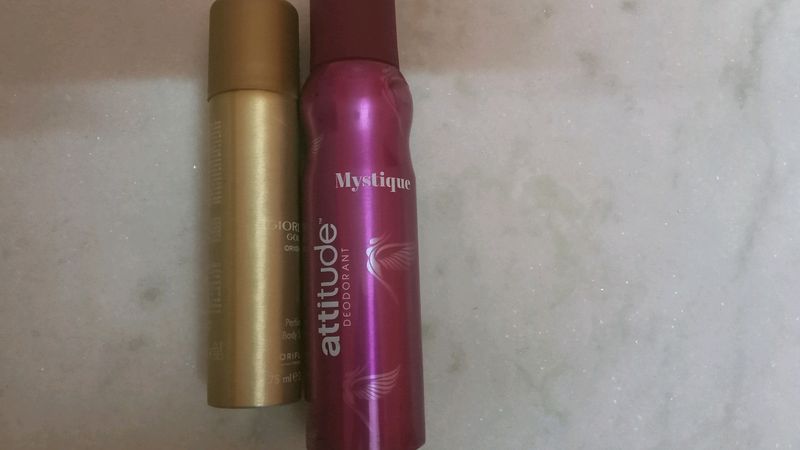 Oriflame Perfume Gordiano Gold, Amway Attitude Deo