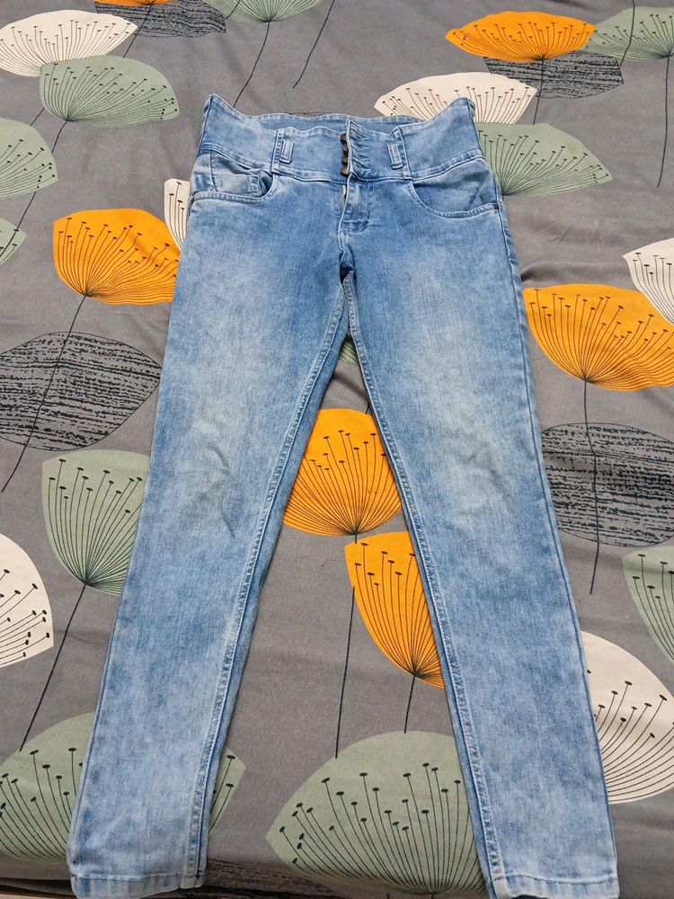 Faded Blue Slim Jeans