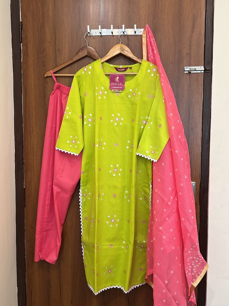 Stylish Kurta Pant With Duppta Set