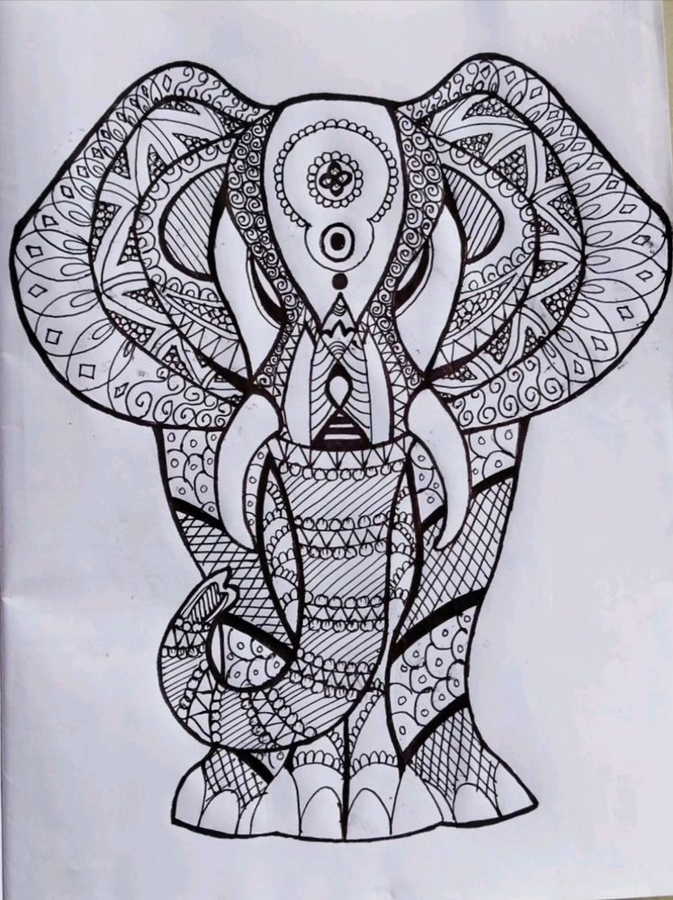 Mandala Art 🐘