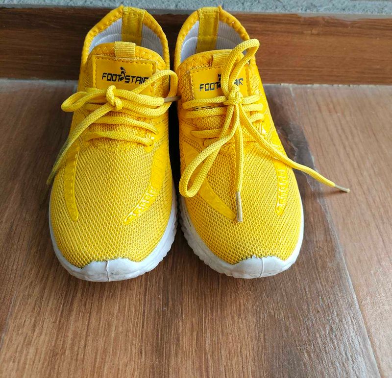 Stylish Yellow Shoes For 4-5 Yrs Boys