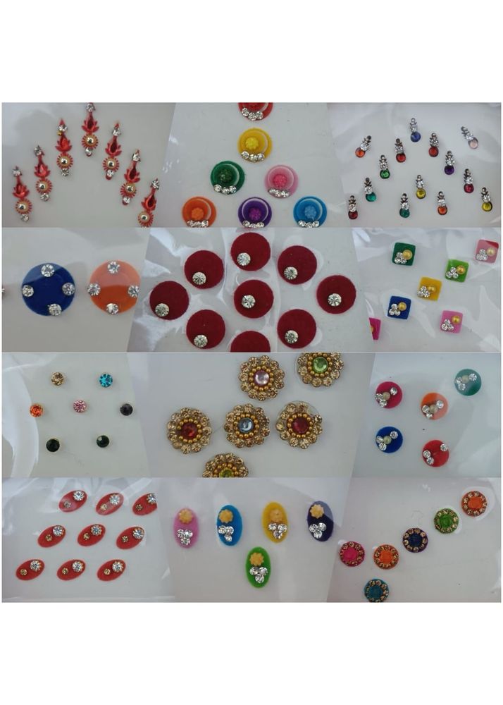 Fancy Bindi’s 12 Pcs. (Combo-3)