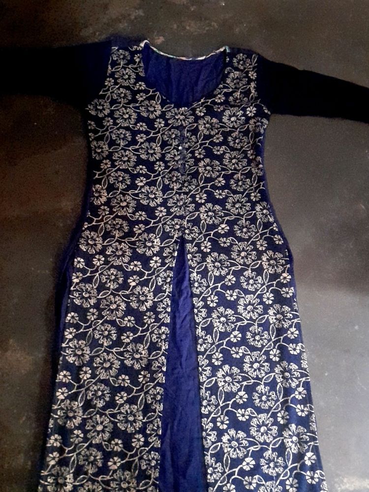 Navy Blue Color 💙 Kurti Tree Lear