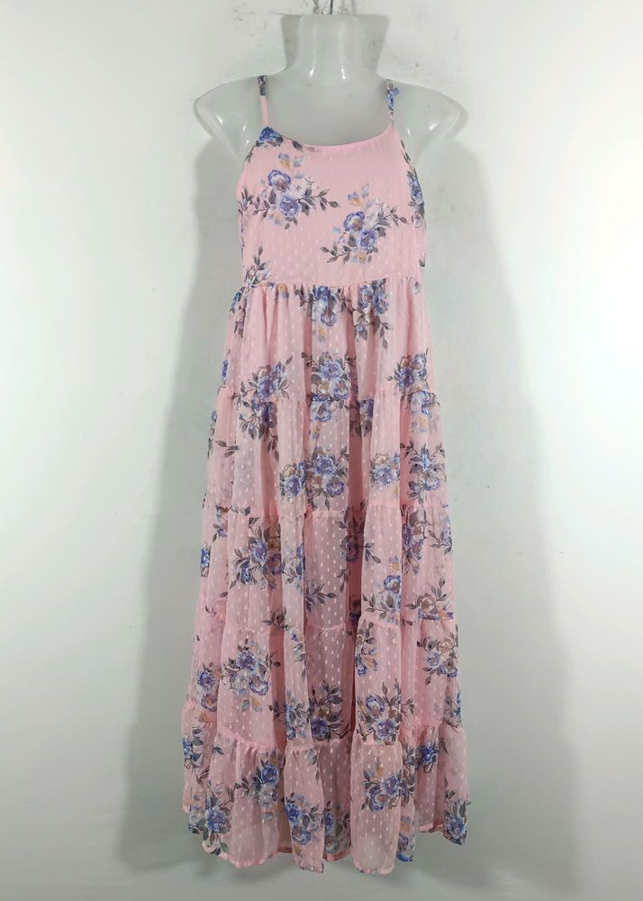 Pink Floral Dres