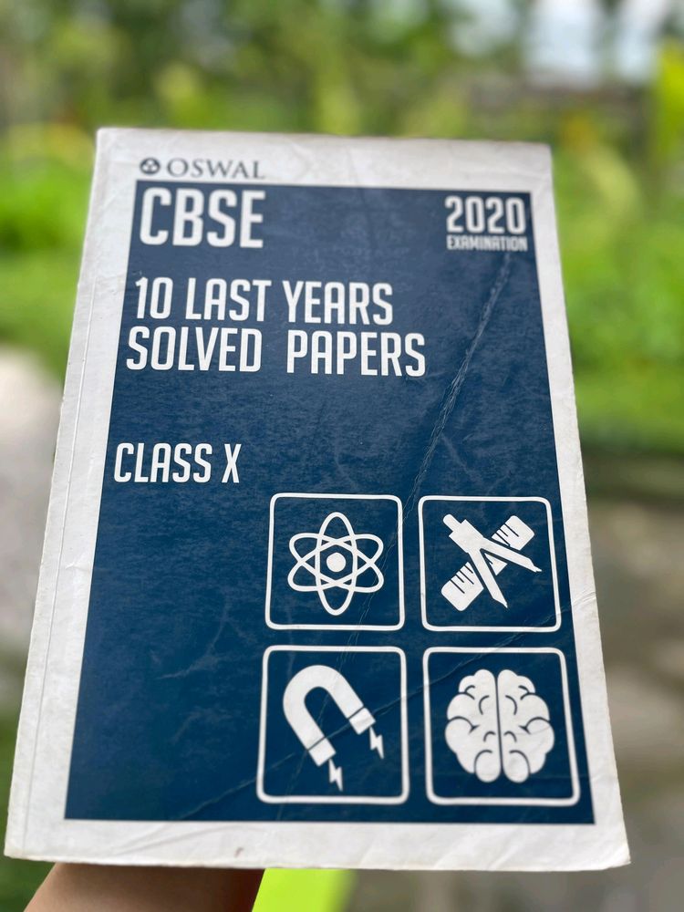 CBSE 10 Last Year Solved Papers, Class10th