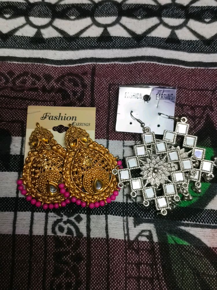 Earrings Pack Of 2 Almost New