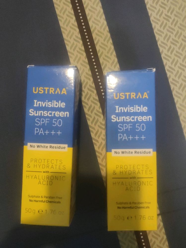 Ustraa Invisible Sunscreen SPF 50 PA+++