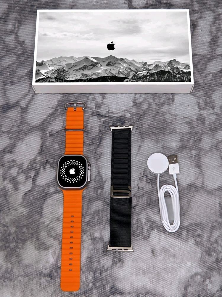 Apple Logo Watch 8 Ultra Smartwatch 49mm Wireless