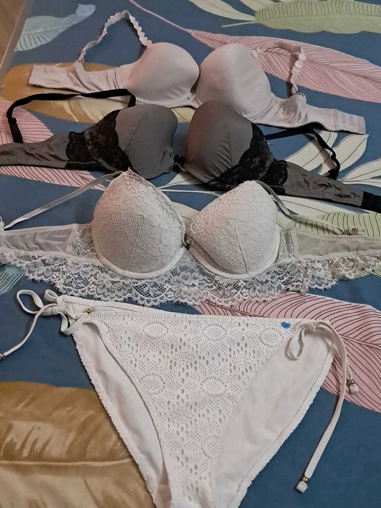 Combo Of Four Imported Fabric Bra