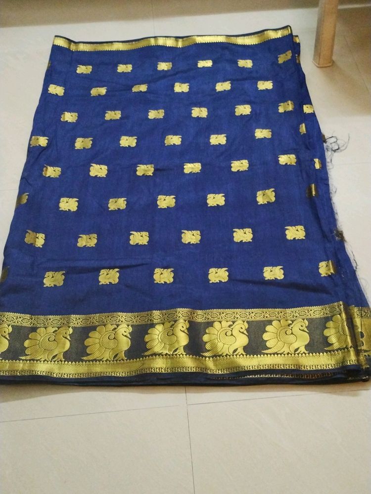 Beautiful Peacock Design Saree