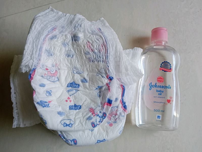 Diapers+Oil For Baby