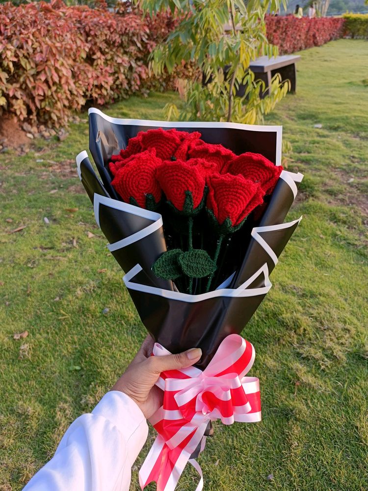 Crochet Rose Bouquet 💗