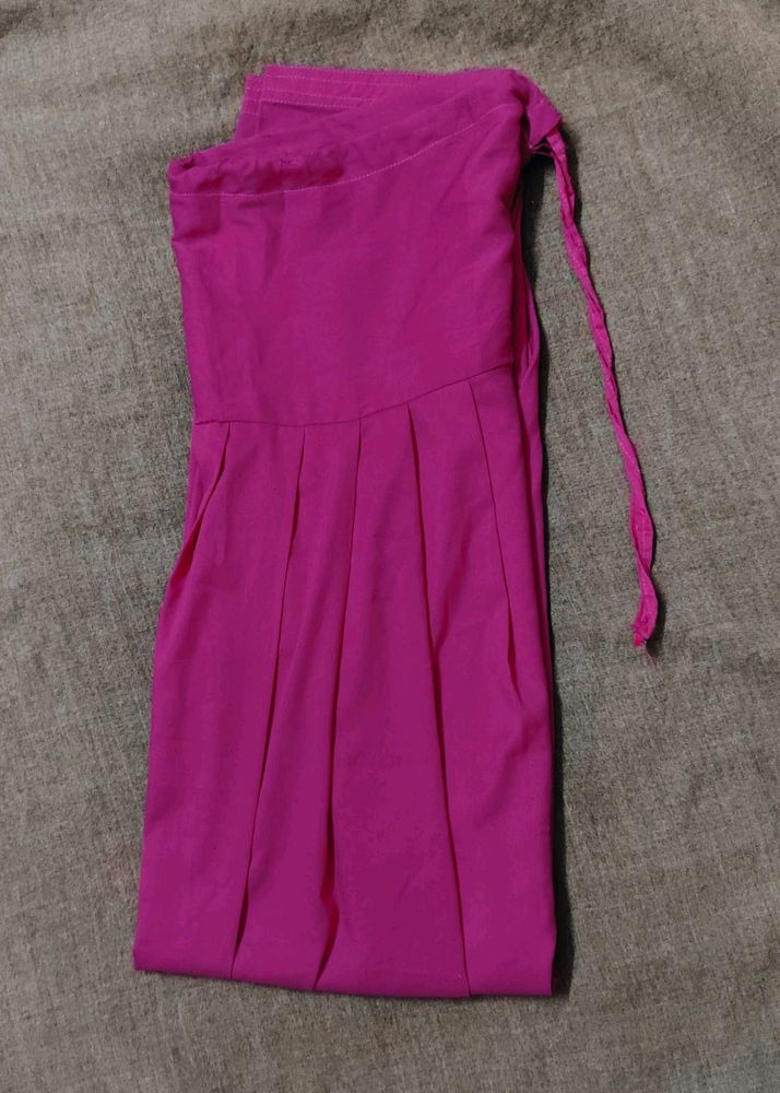 Pink Pyjama For Kurtis Or Chudidar