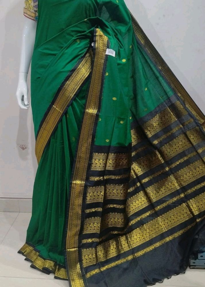 New Cotton Silk Gadowal Saree