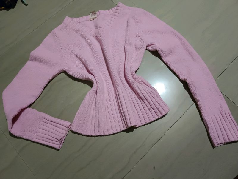 Pastel Pink korean Top