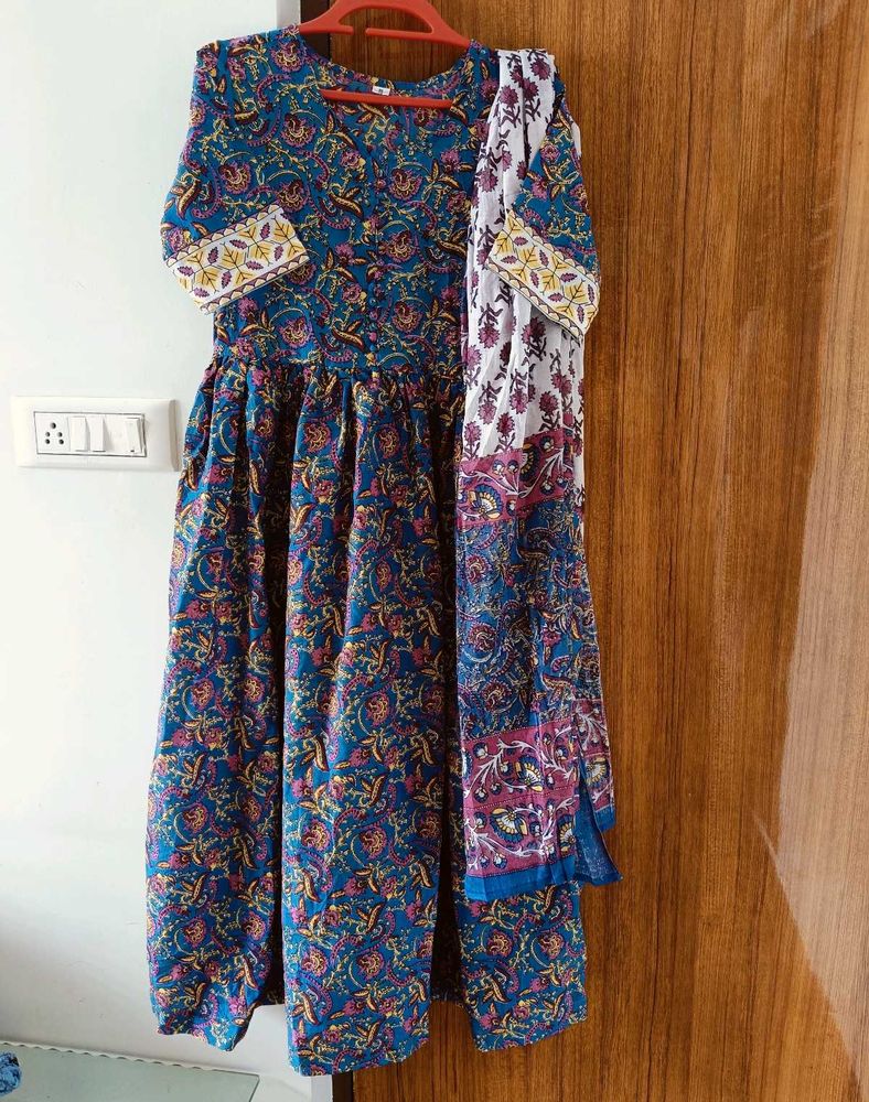 Multi Floral Kurta Set