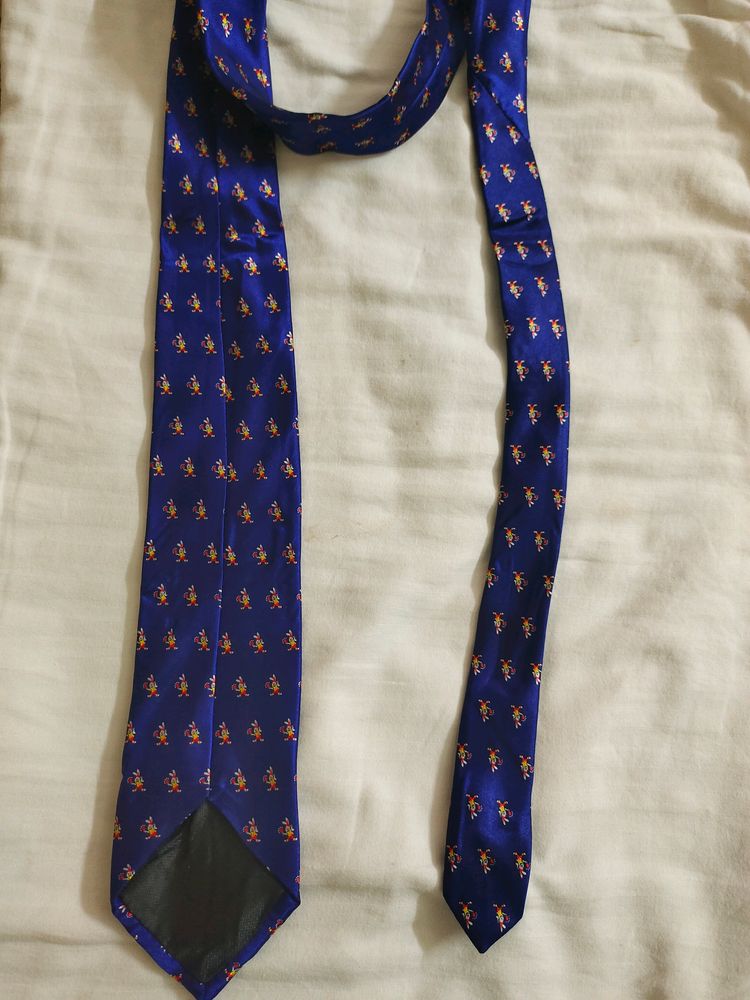 New Silk Tie - Blue