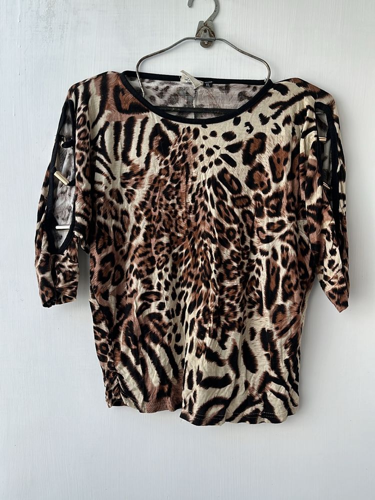 Leopard Print Top