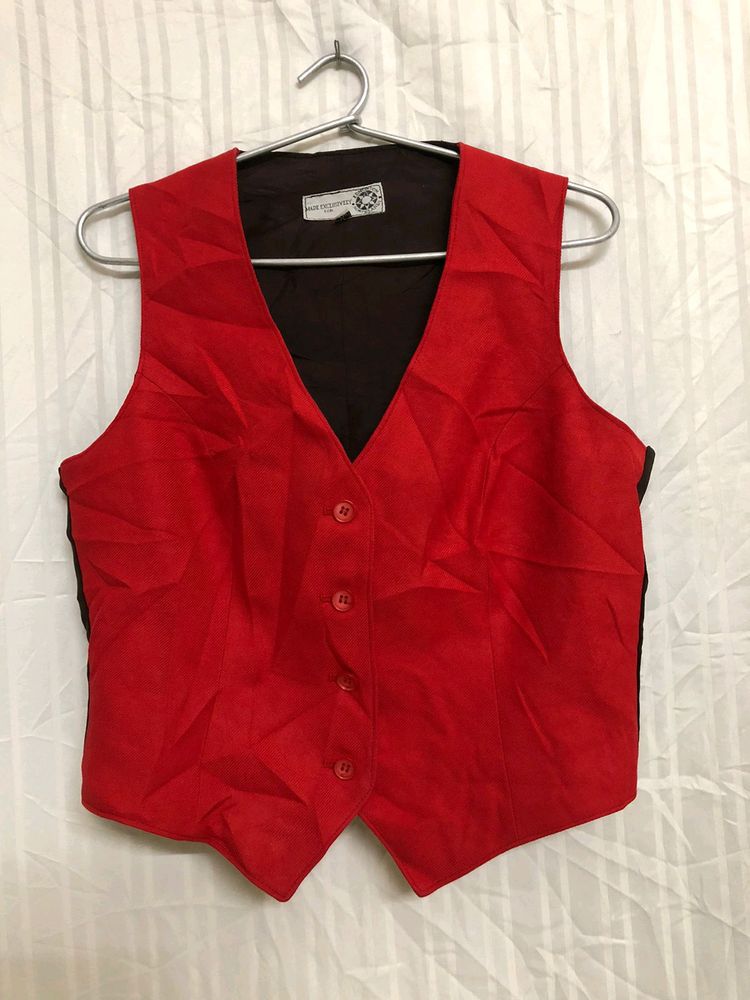 Red Formal Waistcoat