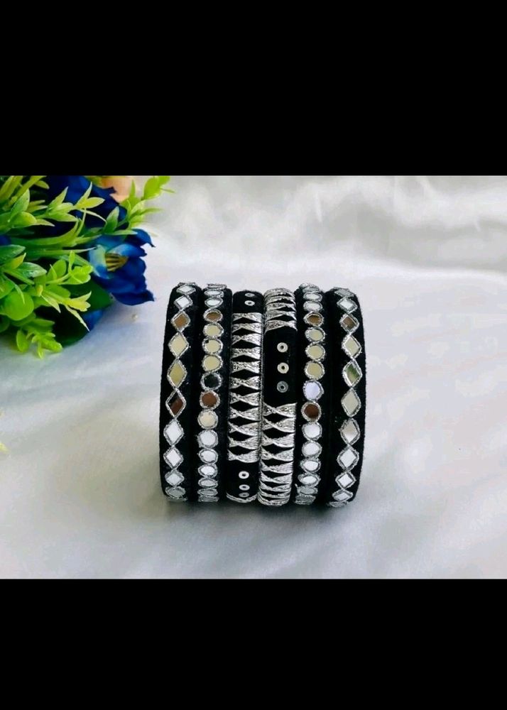 Black Work Bangles, ❤️