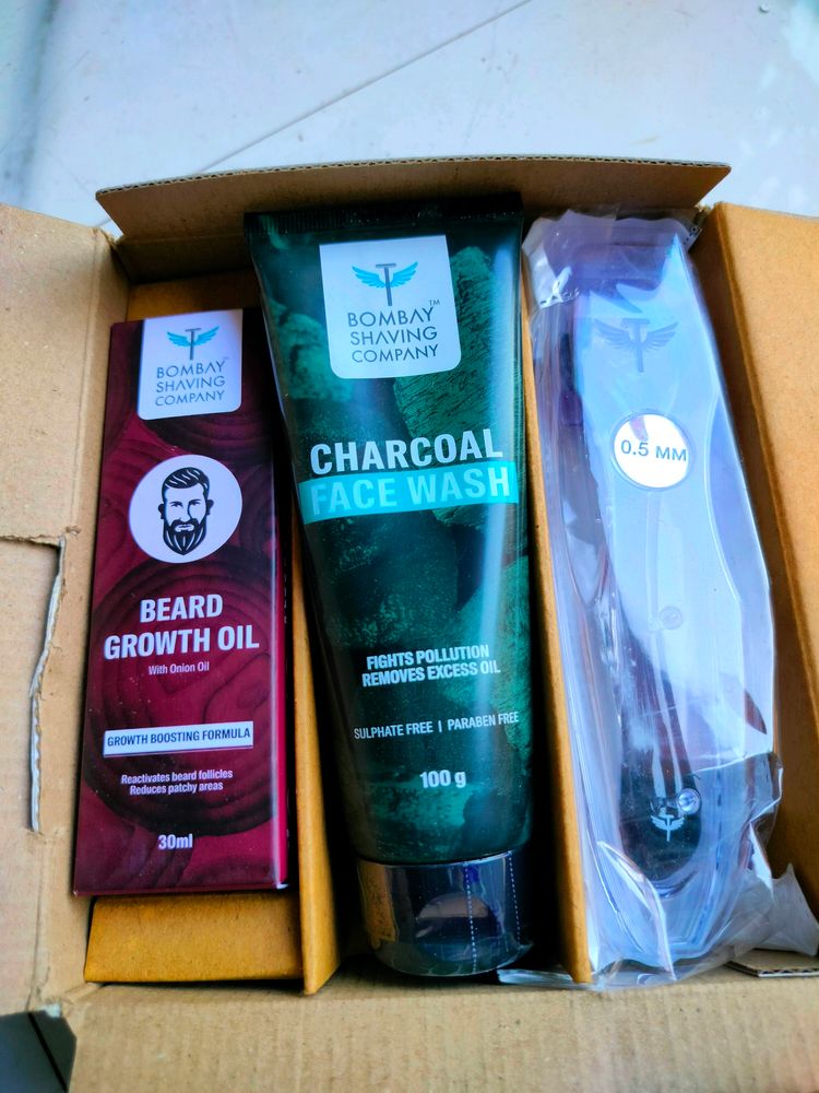 New Bombay Shaving Beard Growth Kit Set