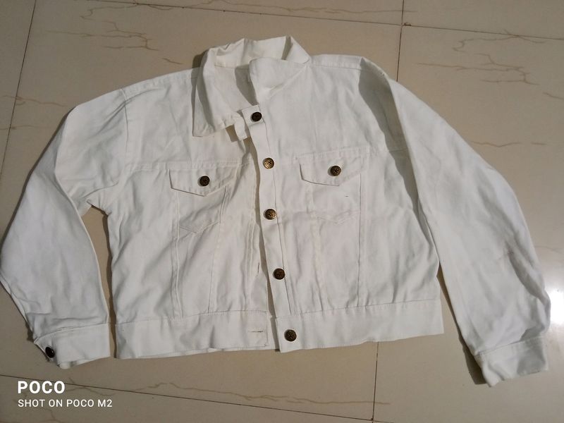 White Denim Jacket