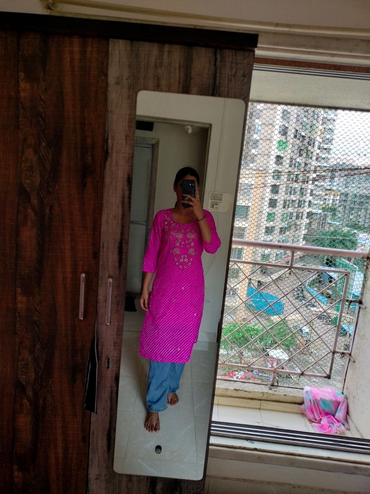 Pink Designer Kurti