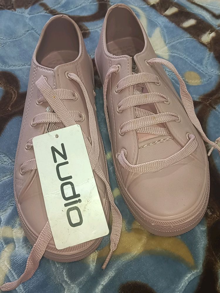 Onion Pink Colour Casual Wear Shoes