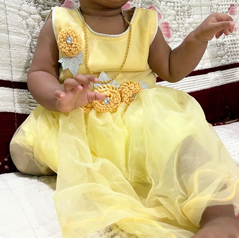 Yellow Baby Girl Dress