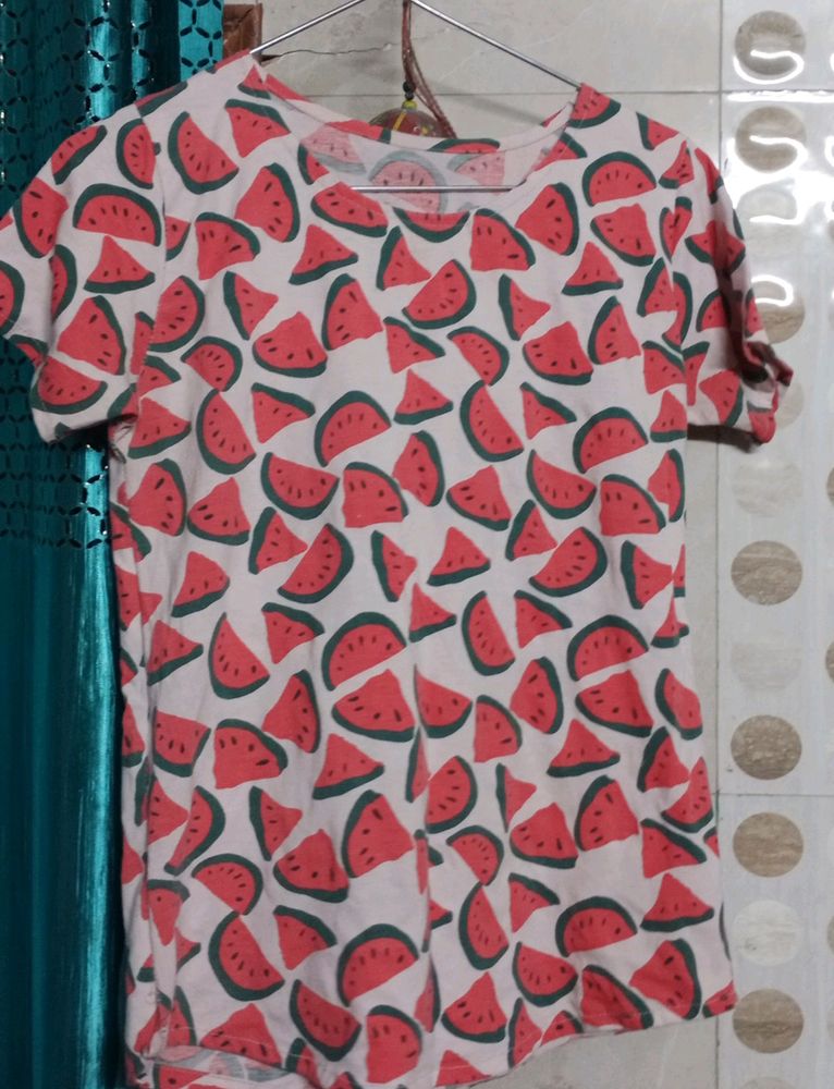 Aesthetic Watermelon T Shirt For Women