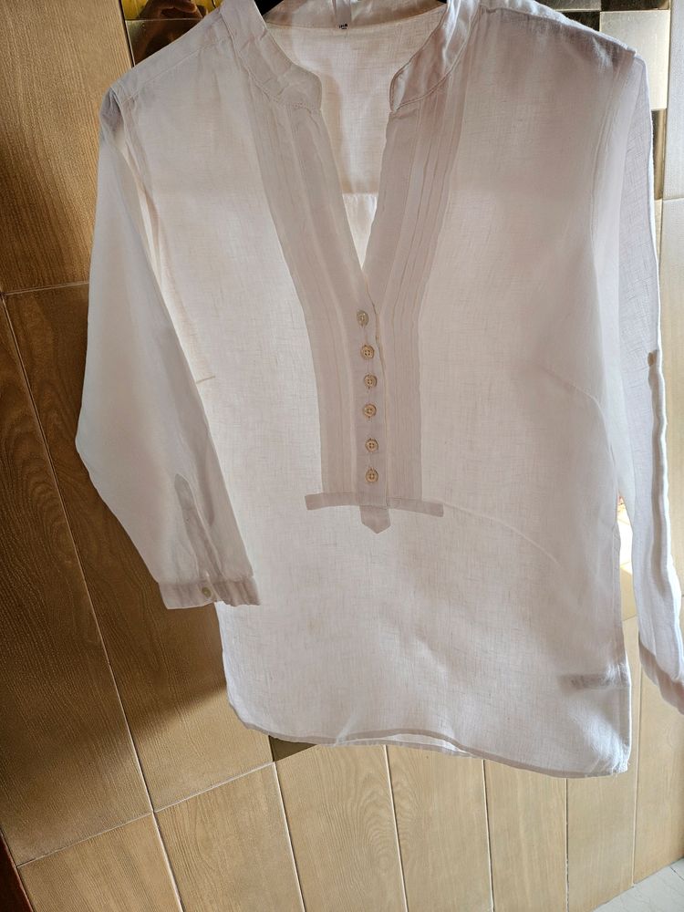 White Formal M&S top!