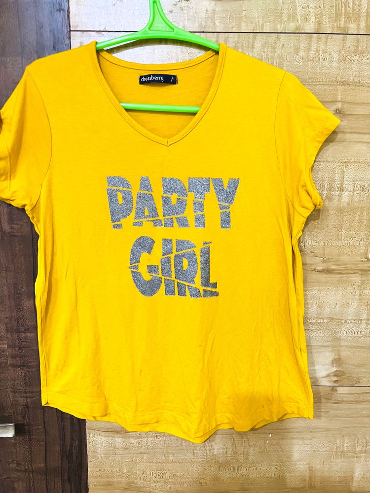 Bright Yellow T-shirt