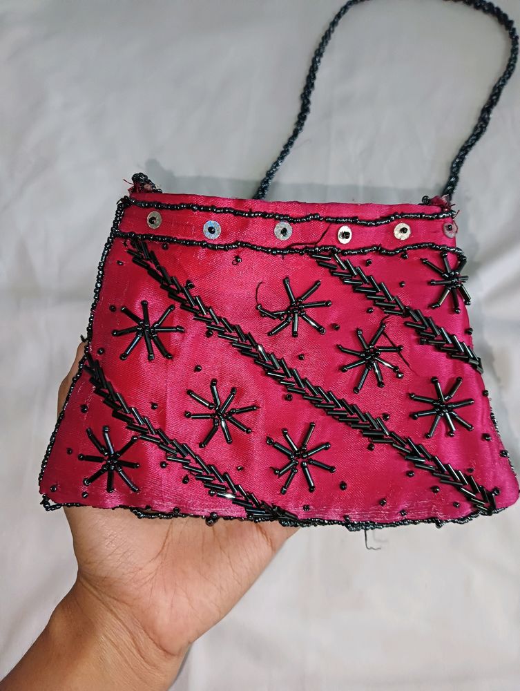 Embroidered Sling Bag For Girls/Kids