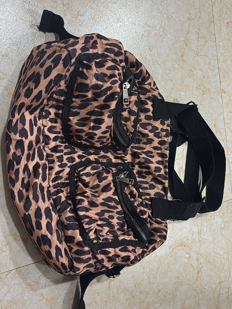 Thrifted Cheetah Print Handbag