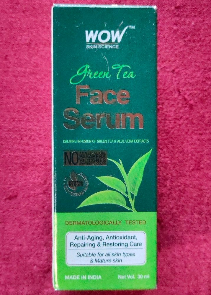 Wow Face Serum Green Tea