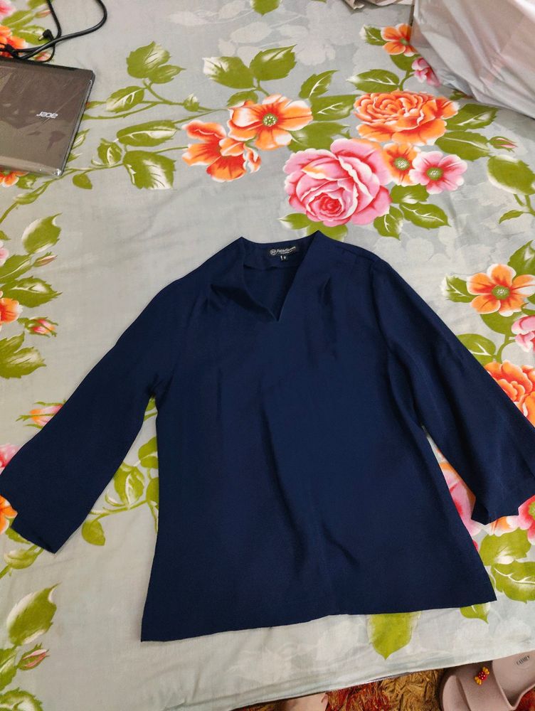 Navy Blue Top