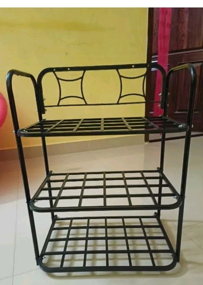 3 Shelves Good Quality Plastic Storage Shelf